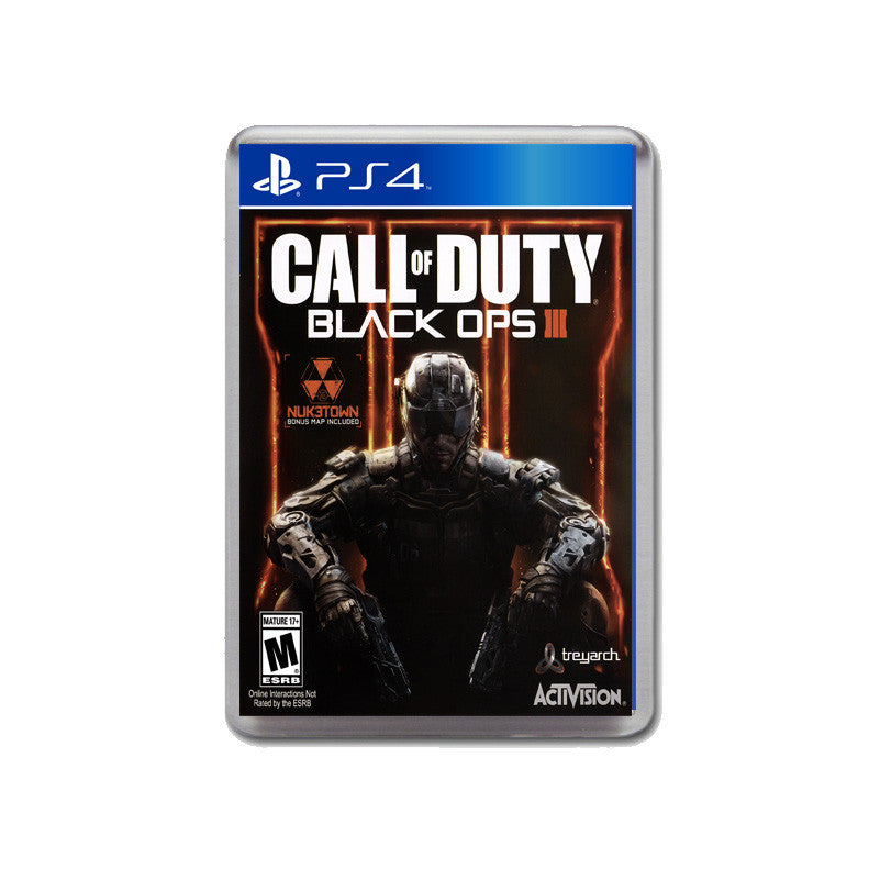 Call Of Duty Black Ops Ps4 Game Inspired Retro Gaming Magnet
