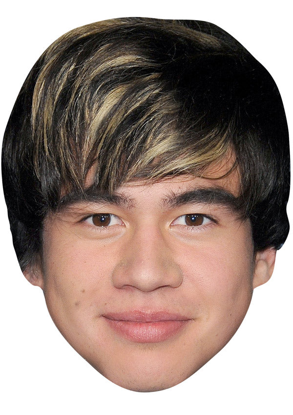 CALUM HOOD JB - Music Star Fancy Dress Cardboard Celebrity Party Face Mask