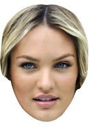 CANDICE SWANEPOEL JB - Model Fancy Dress Cardboard Celebrity Party Face Mask