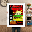 CANNON FODDER JAGUAR CD Retro GAME INSPIRED THEME Nintendo NES Gaming A4 A3 A2 Or A1 Poster Art 90