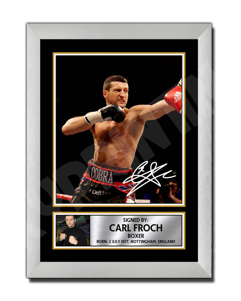 CARL FROCH Limited Edition Boxer Signed Print - Boxing