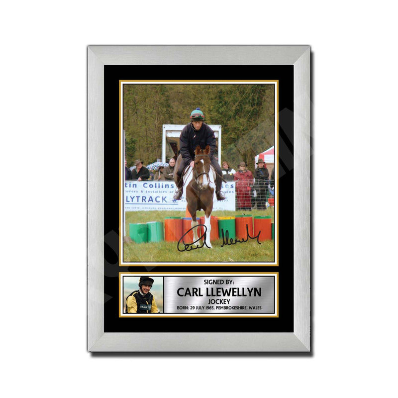 CARL LLEWELLYN 2 Limited Edition Horse Racer Signed Print - Horse Racing
