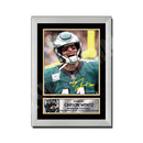 CARSON WENTZ 2 Limited Edition Football Signed Print - American Footballer
