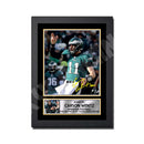 CARSON WENTZ (1) Limited Edition Football Signed Print - American Footballer