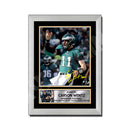 CARSON WENTZ (1) Limited Edition Football Signed Print - American Footballer