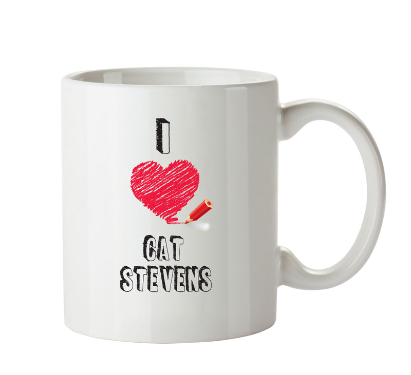 I Love CAT STEVENS Celebrity Mug