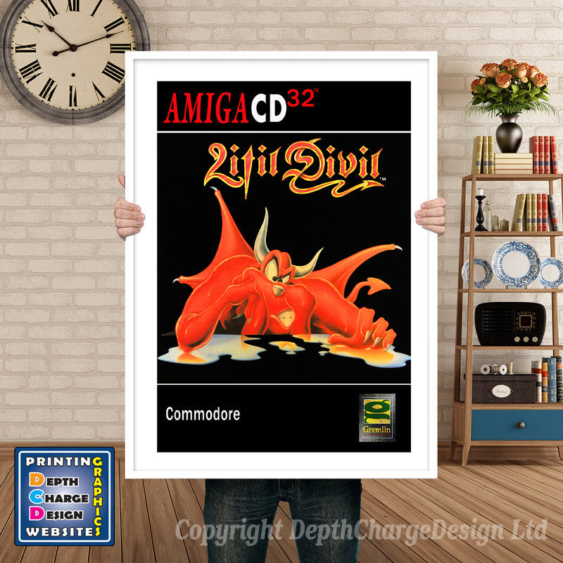 LITILDEVIL Atari Inspired Retro Gaming Poster A4 A3 A2 Or A1