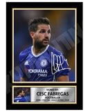 CESC FABREGAS Limited Edition Football Player Signed Print - Football