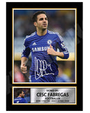 CESC FABREGAS 2 Limited Edition Football Player Signed Print - Football