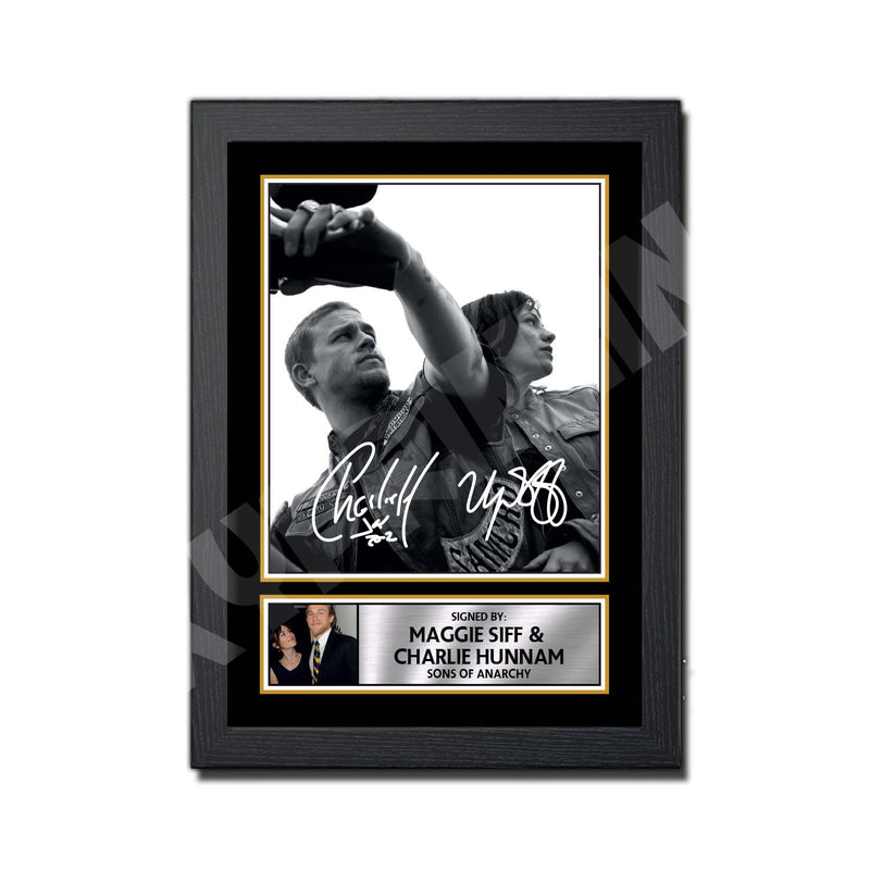 CHARLIE HUNNAM + MAGGIE SIFF 2 Limited Edition Tv Show Signed Print