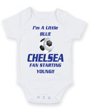 CHELSEA Fan Starting Football Fan Baby Grow Bodysuit