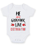 Me and My Godfather Love CHELTENHAM TOWN Personalised FOOTBALL TEAM Baby Grow