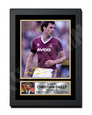 CHRISTIAN DAILLY WEST HAM 2 Limited Edition Football Player Signed Print - Football
