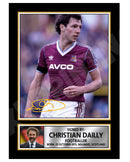CHRISTIAN DAILLY WEST HAM 2 Limited Edition Football Player Signed Print - Football