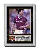 CHRISTIAN DAILLY WEST HAM 2 Limited Edition Football Player Signed Print - Football