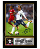 CHRISTIAN ERIKSEN 2 Limited Edition Football Player Signed Print - Football