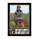 CHRISTIAN SERRATOS 2 Limited Edition Walking Dead Signed Print
