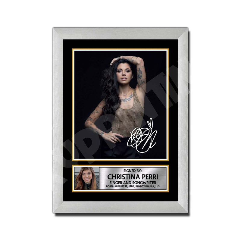 CHRISTINA PERRI (1) Limited Edition Music Signed Print