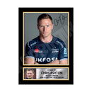 CHRIS ASHTON 1 Limited Edition Rugby Player Signed Print - Rugby
