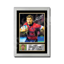 CHRIS CUSITER 1 Limited Edition Rugby Player Signed Print - Rugby