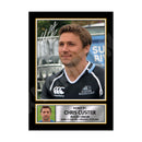CHRIS CUSITER 2 Limited Edition Rugby Player Signed Print - Rugby