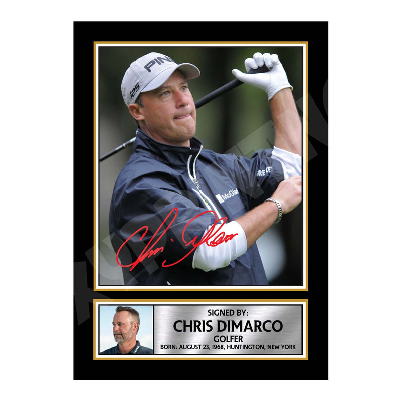CHRIS DI MARCO Limited Edition Golfer Signed Print - Golf