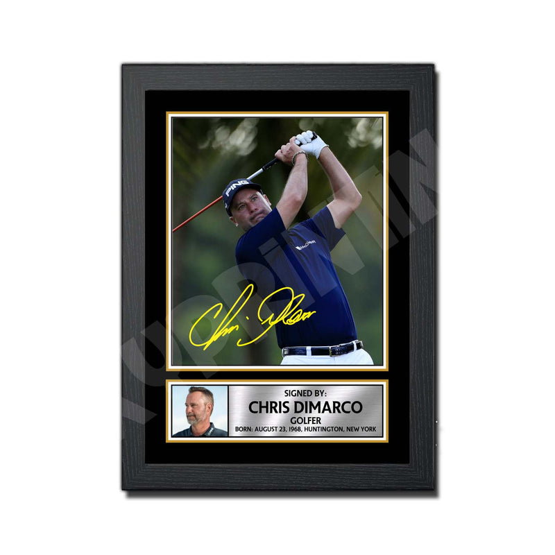 CHRIS DI MARCO 2 Limited Edition Golfer Signed Print - Golf