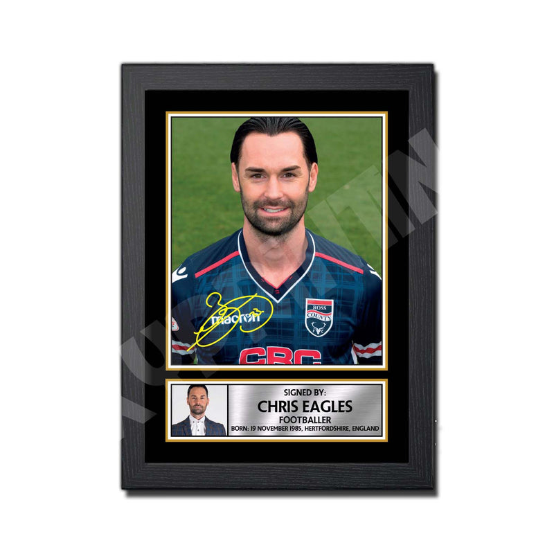 CHRIS EAGLES (1) Limited Edition Football Player Signed Print - Football