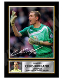 CHRIS KIRKLAND 2 Limited Edition Football Player Signed Print - Football