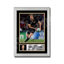 CHRIS PATERSON 1 Limited Edition Rugby Player Signed Print - Rugby