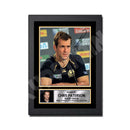 CHRIS PATERSON 2 Limited Edition Rugby Player Signed Print - Rugby