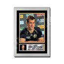 CHRIS PATERSON 2 Limited Edition Rugby Player Signed Print - Rugby