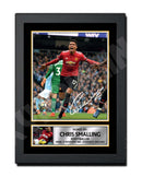 CHRIS SMALLING (1) Limited Edition Football Player Signed Print - Football