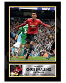 CHRIS SMALLING (1) Limited Edition Football Player Signed Print - Football