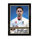 CHRIS WOAKES Limited Edition Cricketer Signed Print - Cricket Player