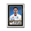 CHRIS WOAKES Limited Edition Cricketer Signed Print - Cricket Player