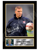 CHRIS WOODS 1 Limited Edition Football Player Signed Print - Football