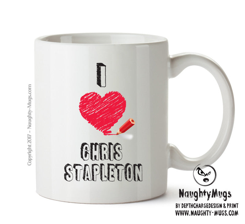 I Love CHRIS STAPLETON Celebrity Mug