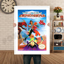 CLASH AT DEMONHEAD NEW Retro GAME INSPIRED THEME Nintendo NES Gaming A4 A3 A2 Or A1 Poster Art 91