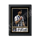 CLAUDIO YACOB Limited Edition Football Player Signed Print - Football