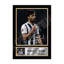 CLAUDIO YACOB Limited Edition Football Player Signed Print - Football