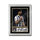 CLAUDIO YACOB Limited Edition Football Player Signed Print - Football