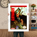 CLIFFHANGER Retro GAME INSPIRED THEME Nintendo NES Gaming A4 A3 A2 Or A1 Poster Art 92