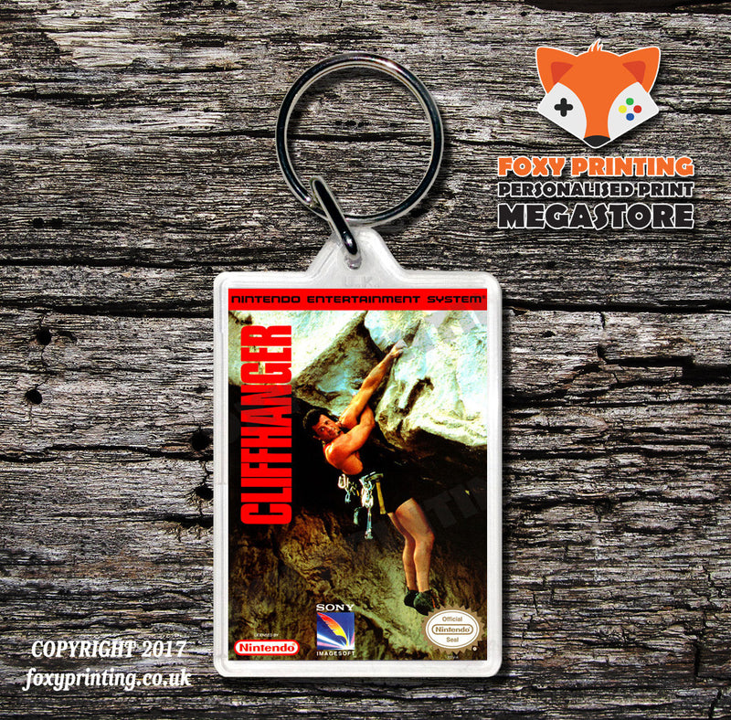 Classic Concentration Retro NES Game Cover Art Gaming Keyring