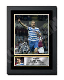 CLINT HILL 1 Limited Edition Football Player Signed Print - Football