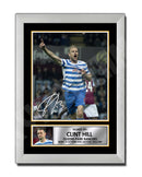 CLINT HILL 1 Limited Edition Football Player Signed Print - Football