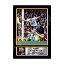 CLIVE ALLEN Limited Edition Football Player Signed Print - Football