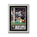 CLIVE ALLEN Limited Edition Football Player Signed Print - Football