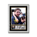 CLIVE ALLEN 2 Limited Edition Football Player Signed Print - Football