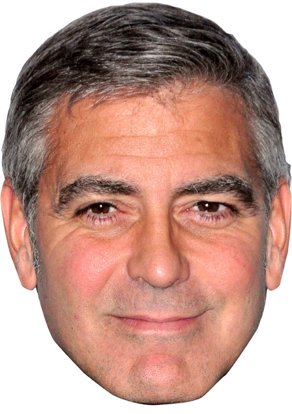 CLOONEY MASK 2 JB Actor Movie Tv Celebrity Party Face Mask